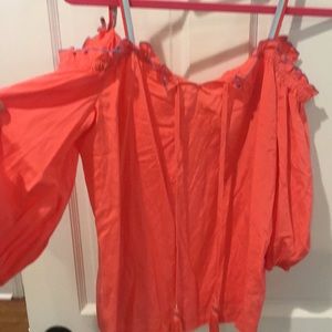 Trina Turk worn once, off the shoulder size m